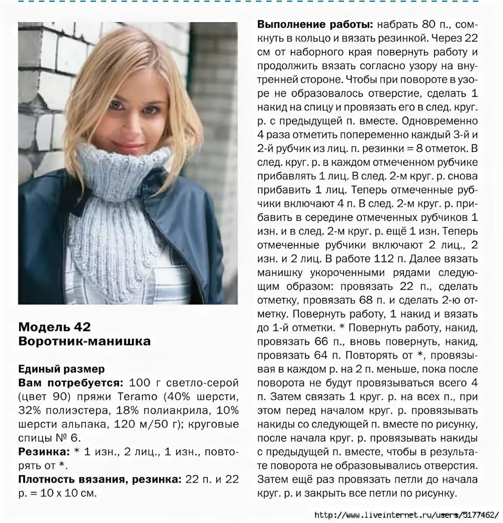 Манишка для мужчины спицами: схема для начинающих с фото и видео