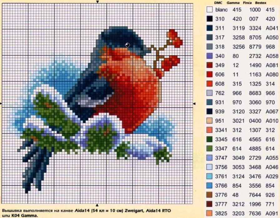 Из картинки сделать схему для вышивки крестиком