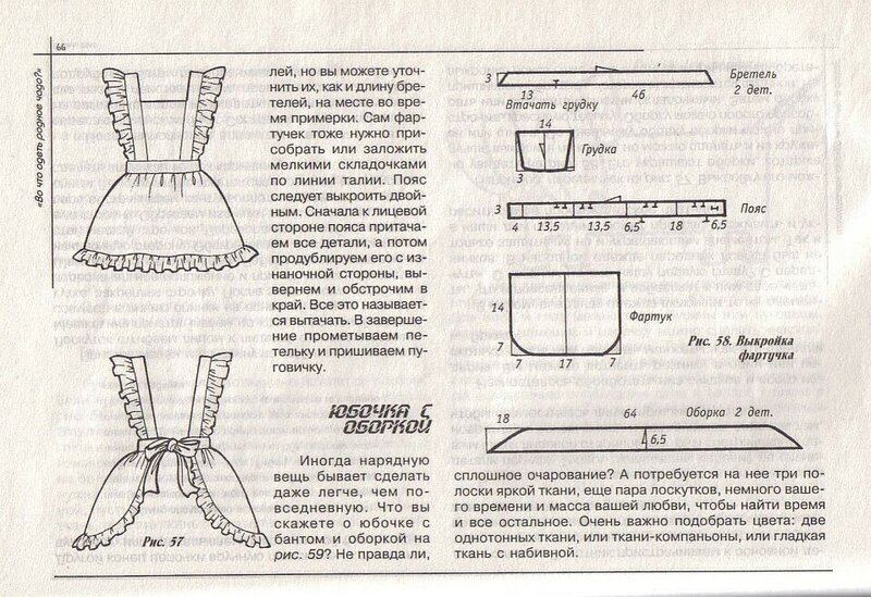 Как сшить школьный фартук | выкройка фартука советского образца
