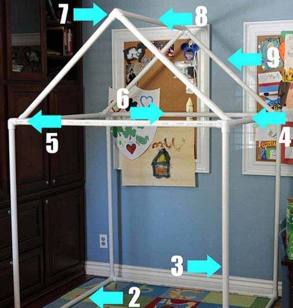 Простые варианты строительства детского домика своими руками с фото