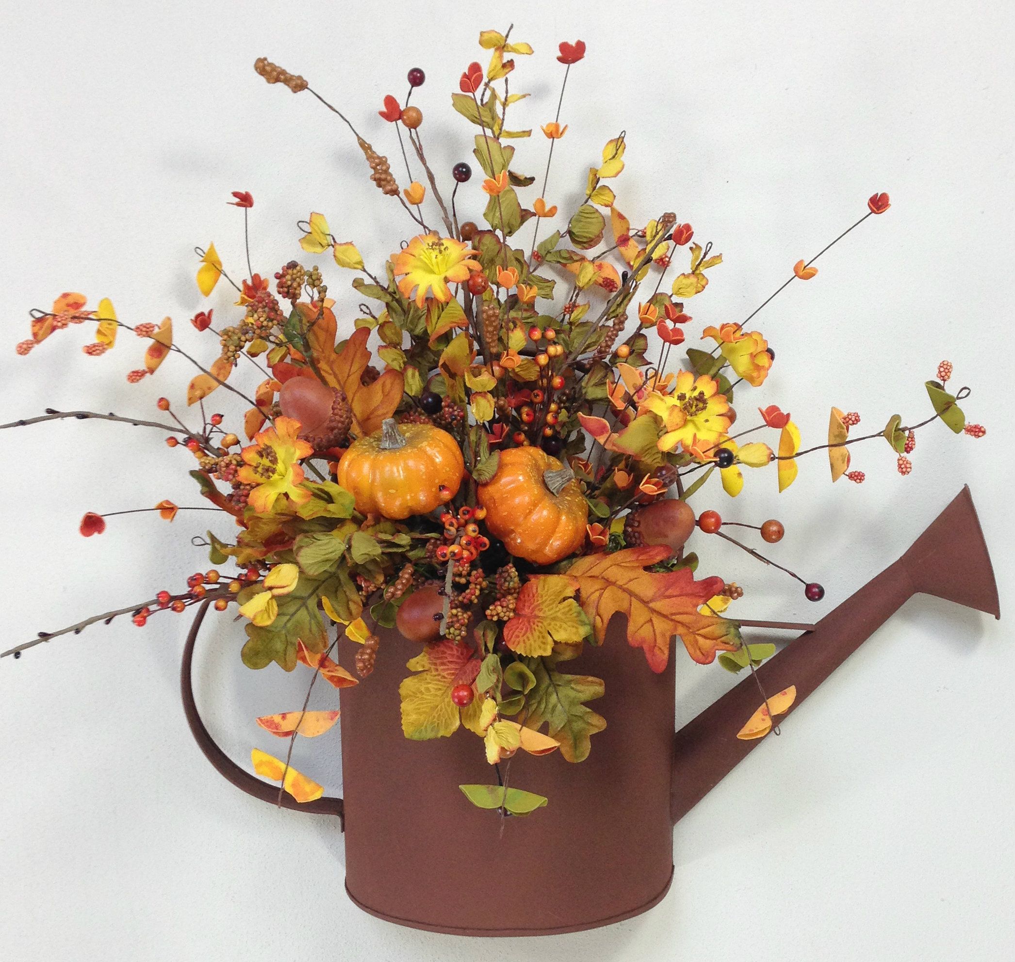 Осенний букет композиция своими руками в садик
