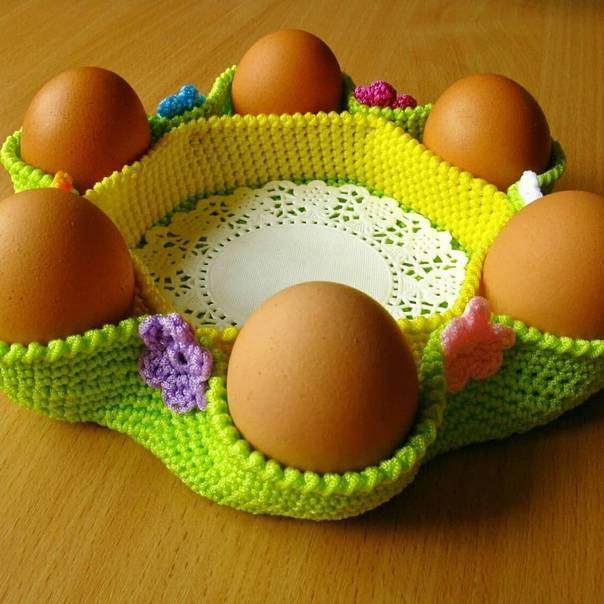 Пасхальные яйца крючком - коробочка идей и мастер-классов