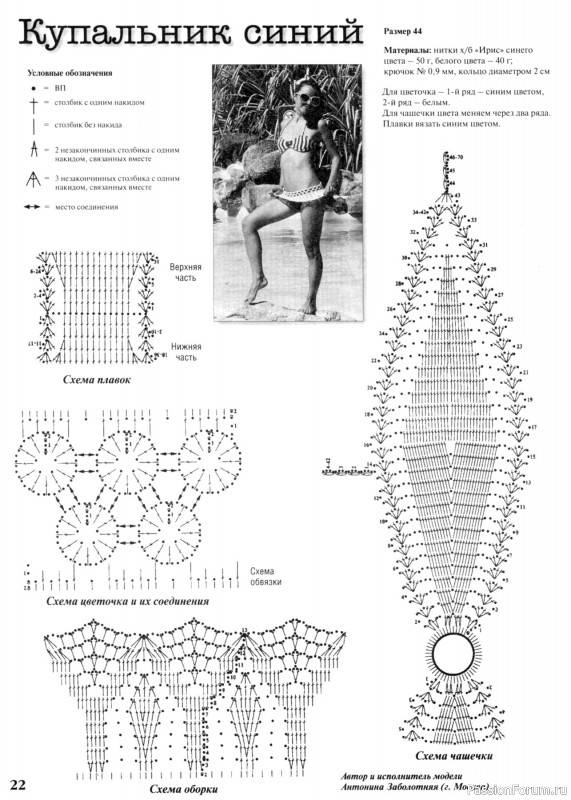 Схемы купальники