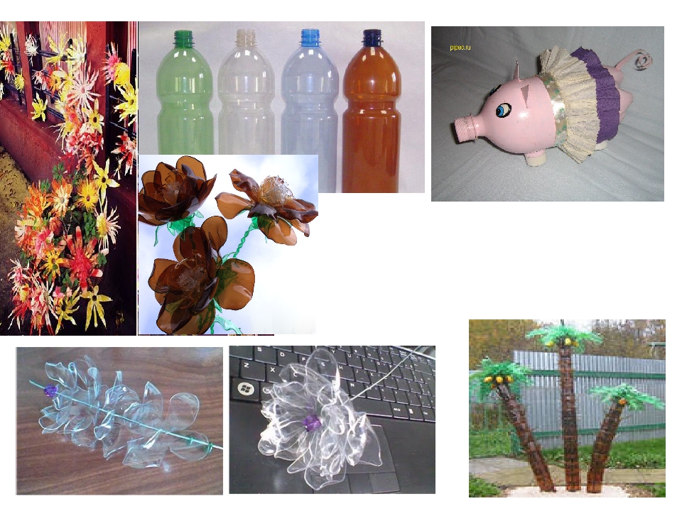 Поделки из пластиковых бутылок - украшение сада своими руками. 135 фото и видео описание