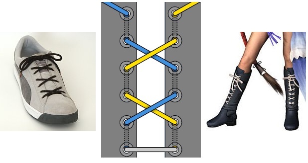 Как завязать шнурки: варианты на берцах, на ботинках и на кедах