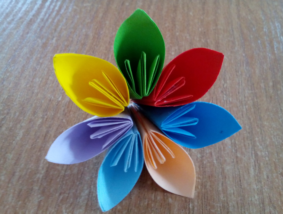 Модульное оригами. цветик-семицветик. мастер-класс с пошаговыми фото