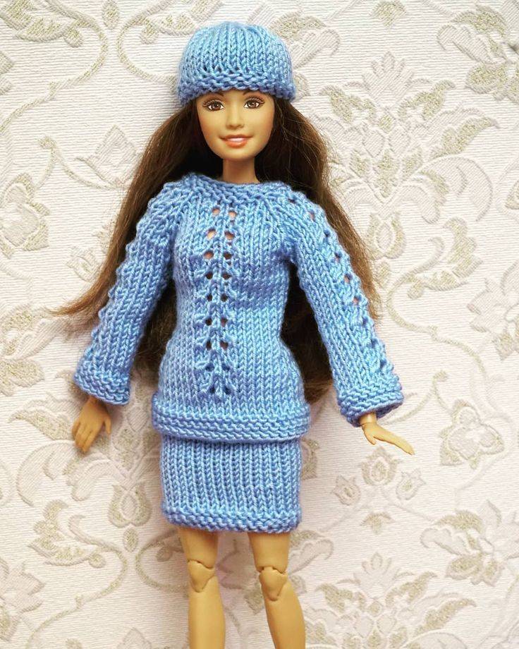 Вязаная одежда для кукол: создаем игрушечный гардероб спицами