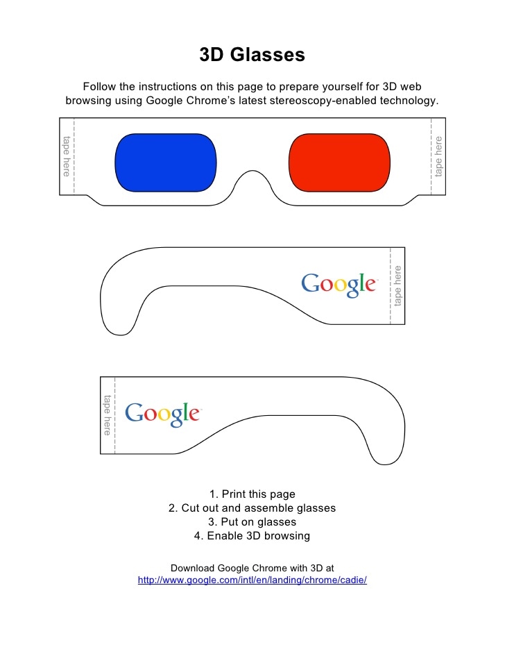 Как смастерить собственные 3d очки: 9 шагов