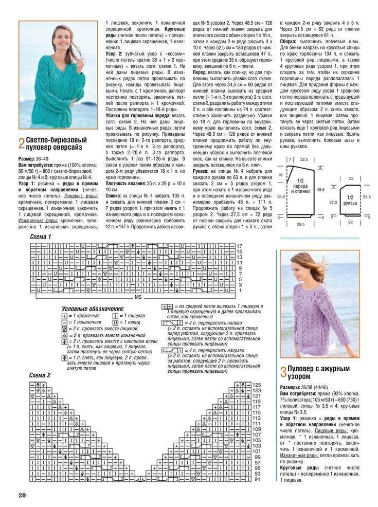 Журнал для вязания спицами для женщин со схемами и описанием моделей сабрина