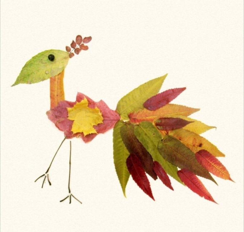 Осенние поделки из листьев деревьев — красиво и быстро! идеи для детского сада и школьников