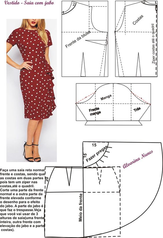 Платье с юбкой: модели коротких и длинных платьев. как сшить платье с юбкой своими руками?