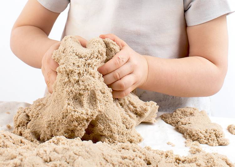 Кинетический песок своими руками в домашних условиях – рецепт