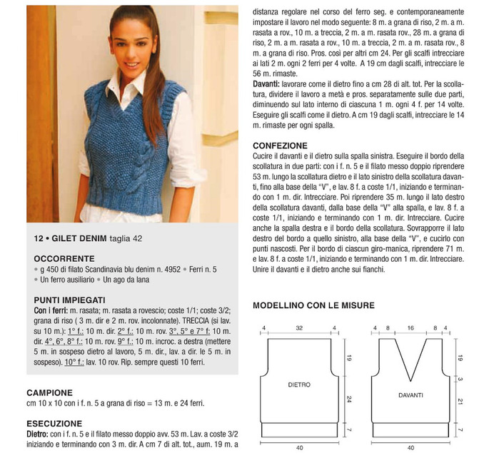 Схемы вязания женских жилетов спицами: модные модели — женские советы