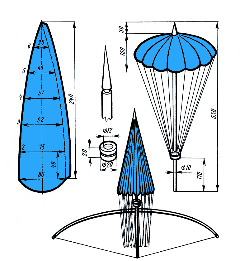 Как сделать игрушечный парашют - wikihow