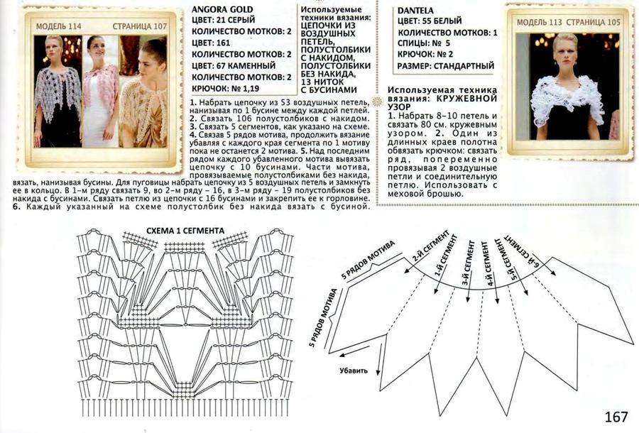 Пелерина спицами схемы и описание