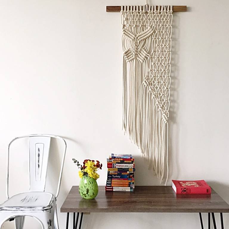 Макраме в интерьере: фото и схемы плетения панно Макраме на стену своими руками