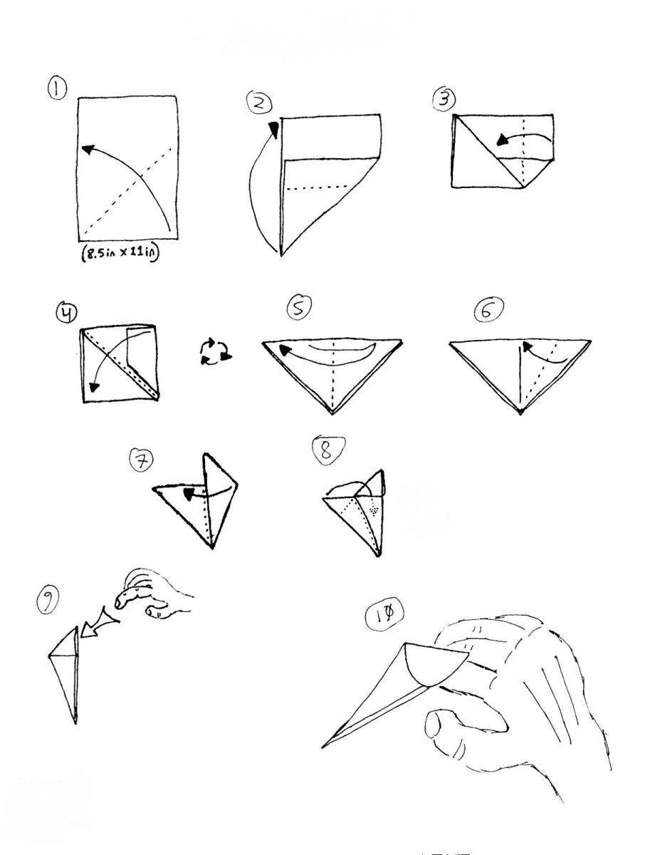Как сделать когти из бумаги своими руками, схемы, инструкция