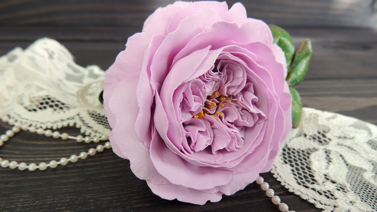 Как сделать розу из фоамирана – сказочный мастер-класс – handmade39.ru