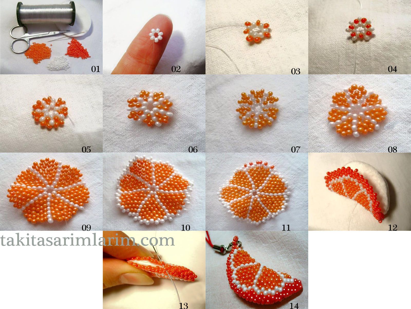 Как сделать брелок из бисера своими руками: подробные схемы морской звезды, машины, апельсина