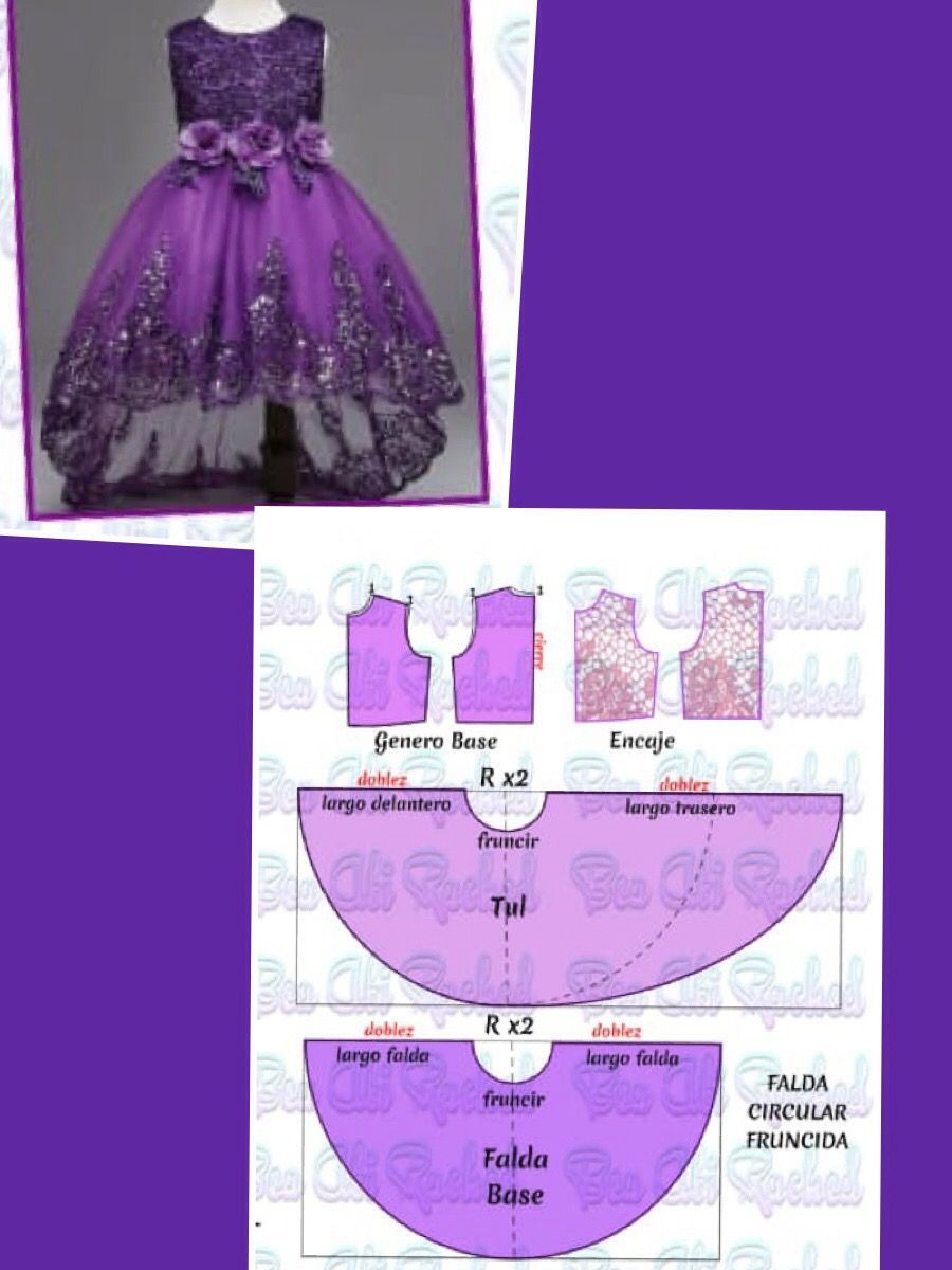 Выпускное платье для детского сада выкройки