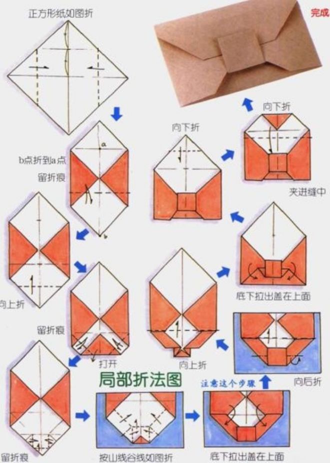 Как сделать конверт оригами для писем и денег: особенности изготовления, схемы