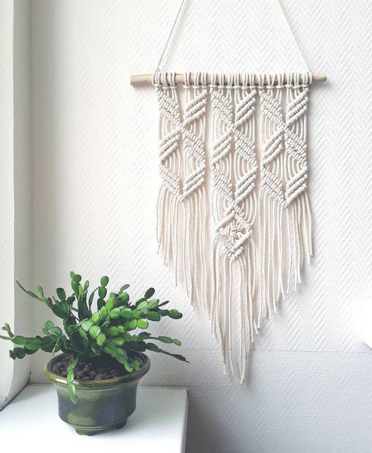 Фото и схемы плетения панно макраме на стену своими руками: современный взгляд на макраме в интерьере | крестик