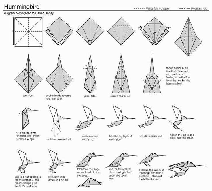 Давайте сделаем оригами журавлика на счастье