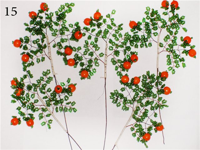 Деревья из бисера: схемы плетения сакуры, берёзы и апельсинового дерева с фото - сайт о рукоделии