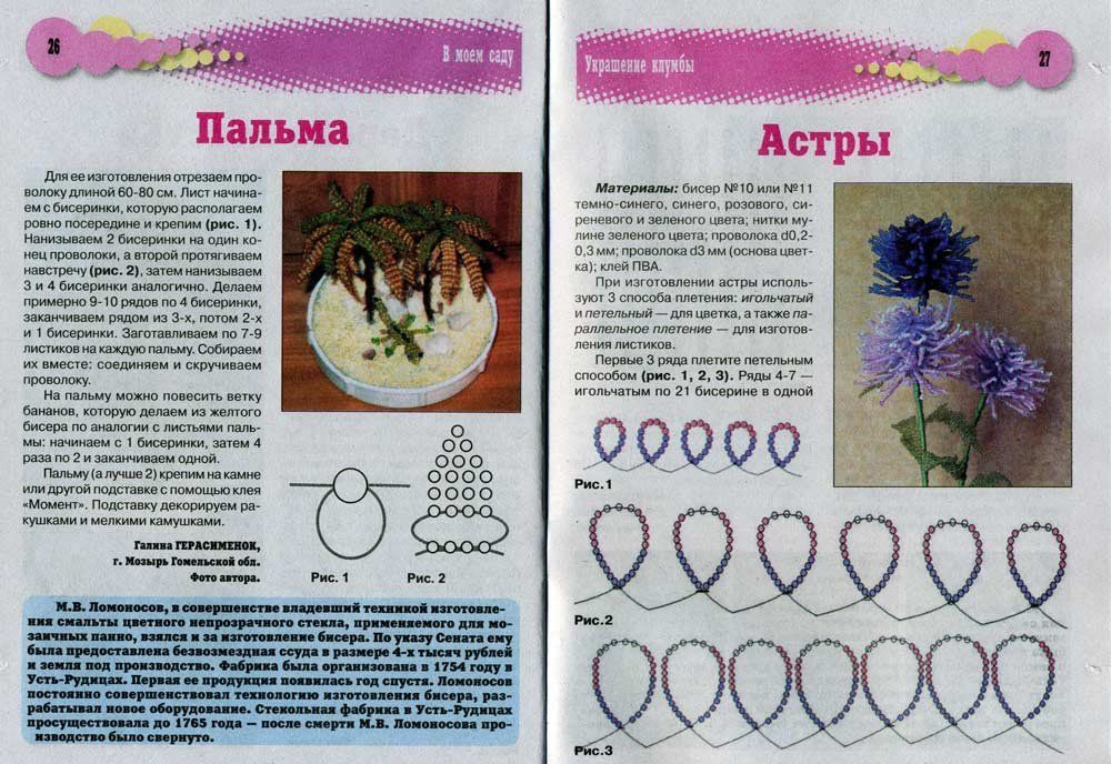 Из бисера книга схема