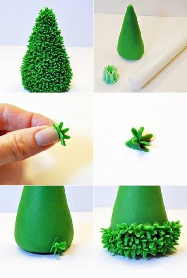 Как сделать елку из пластилина своими руками? :: syl.ru