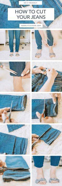 Как заузить джинсы снизу в домашних условиях с фото и видео-инструкции