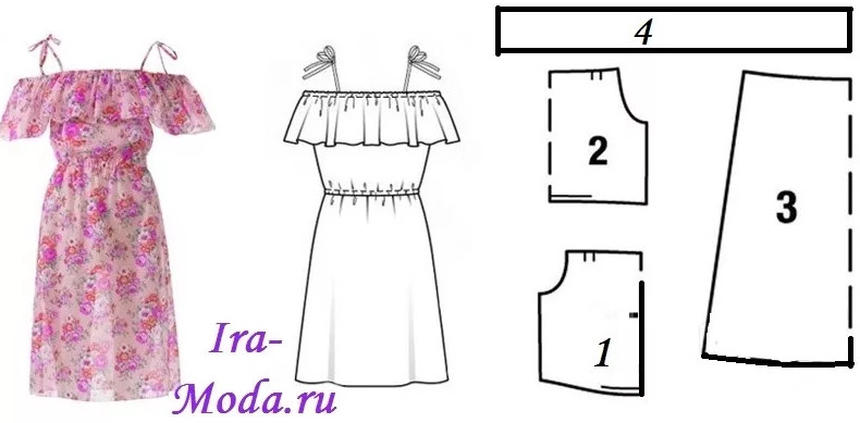 Выкройки платьев для начинающих – описание процесса пошива двух несложных моделей летних платьев