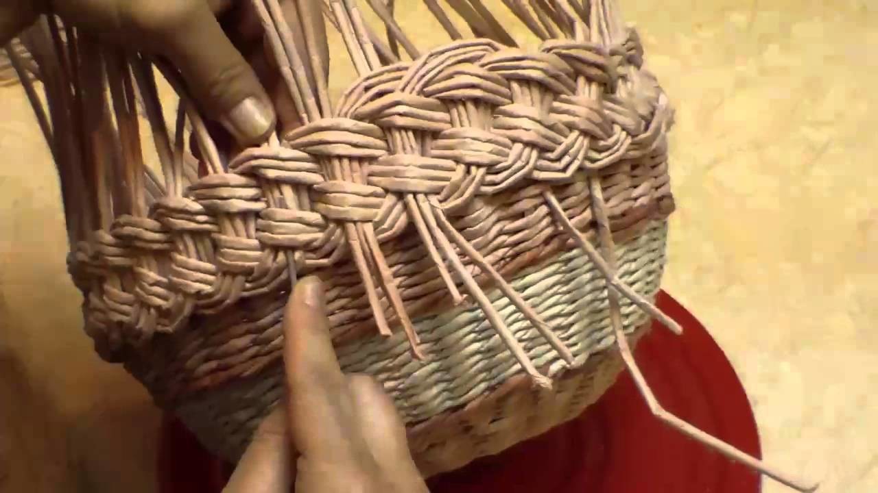 Плетение корзин из газетных трубочек: мастер-классы и советы для рукодельниц