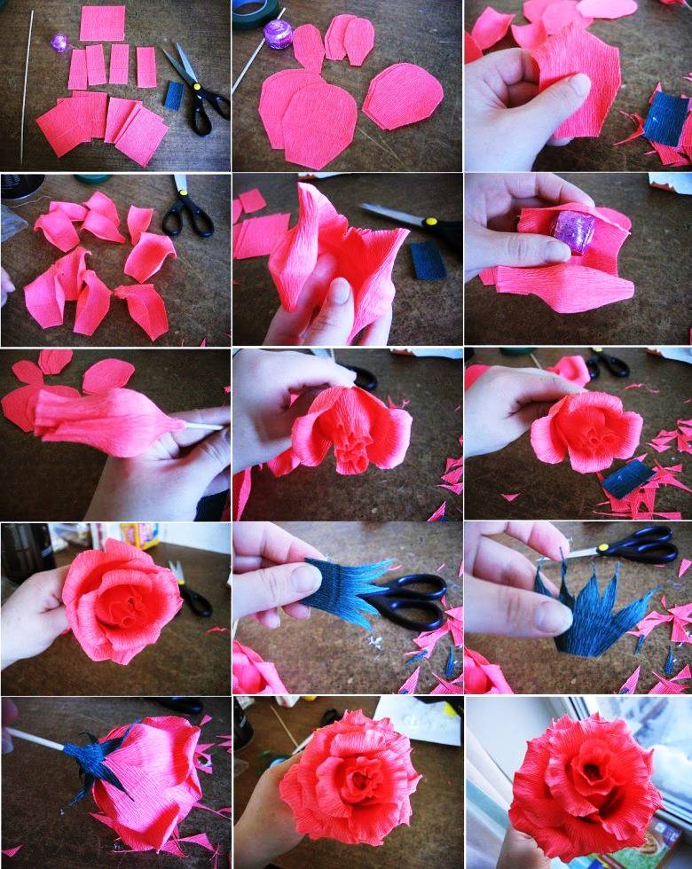 Розы из бумаги своими руками. пошаговые мастер-классы с фото