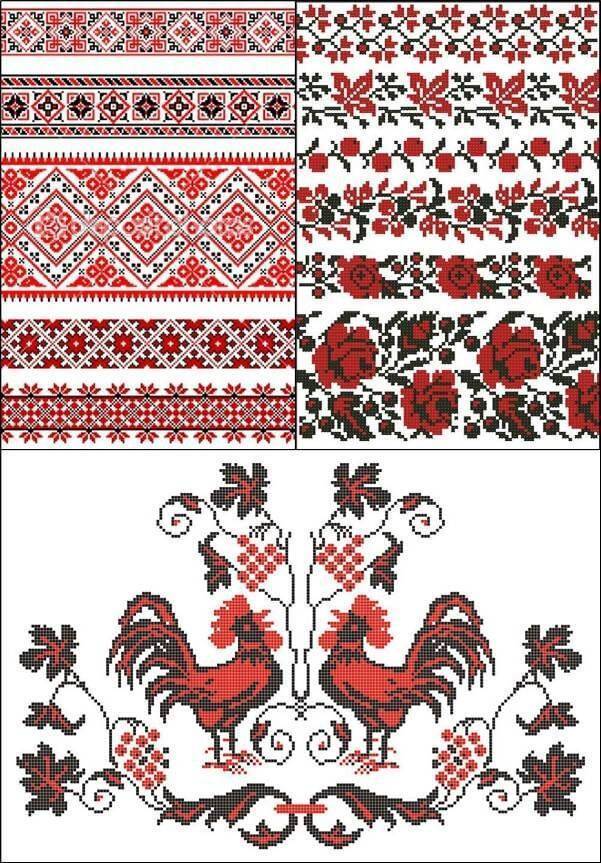 Этнические мотивы в вышивке: схемы рукоделия