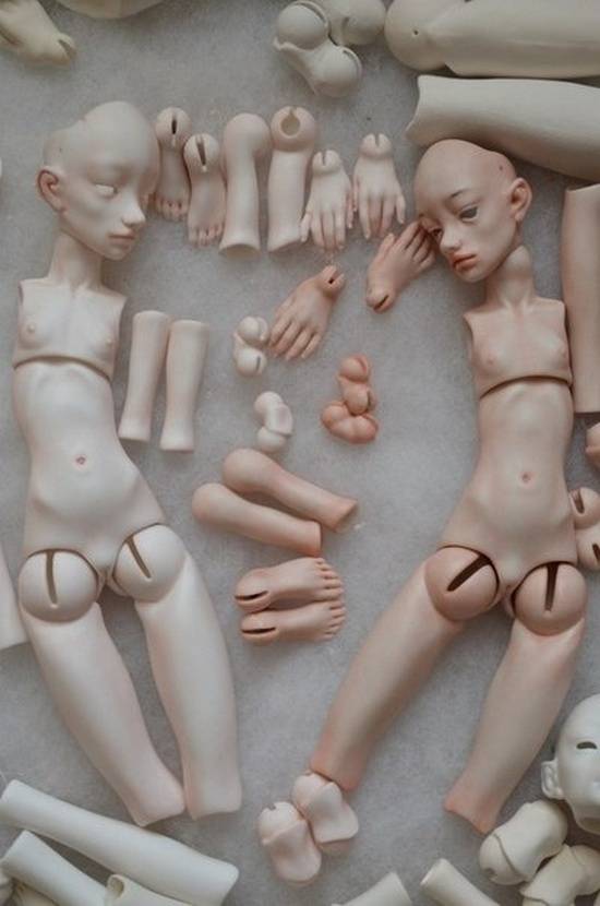 Куклы из полимерной глины своими руками