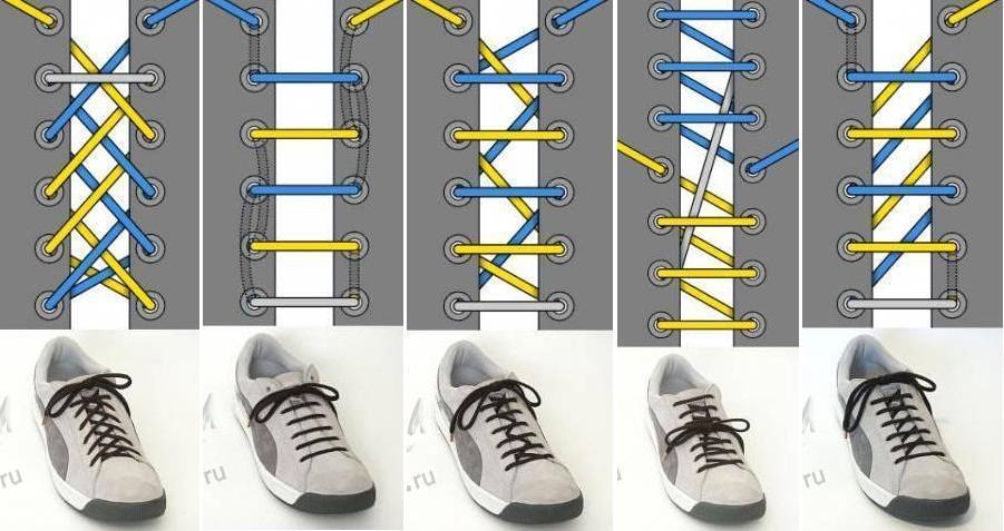 Как завязать шнурки на кедах: 10 способов :: syl.ru