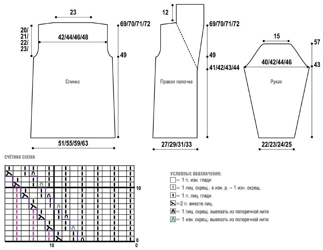 Мужской джемпер спицами 52 размера связать схемы