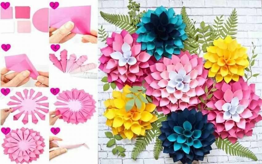 Красивые цветы для мамы из бумаги. топ - 40 идей с фото
