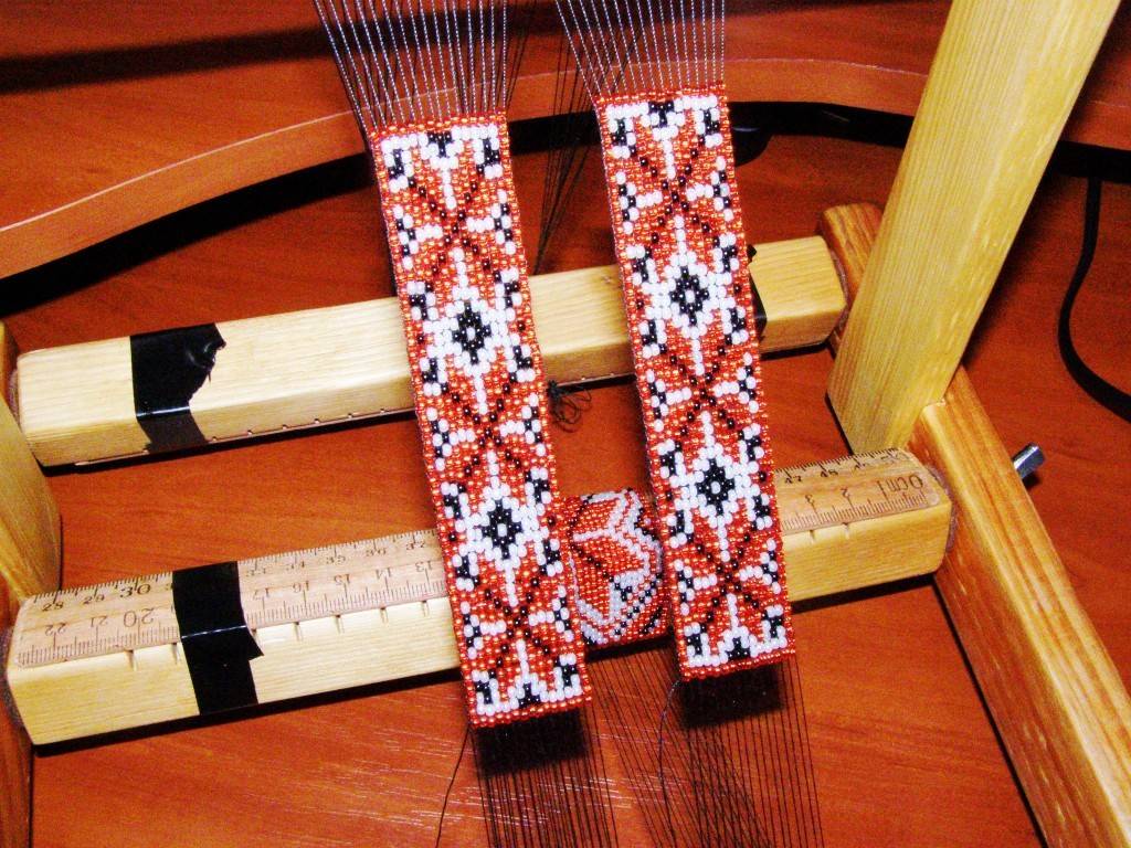 Гердан: плетение украшений из бисера, мастер-класс для начинающих по схеме