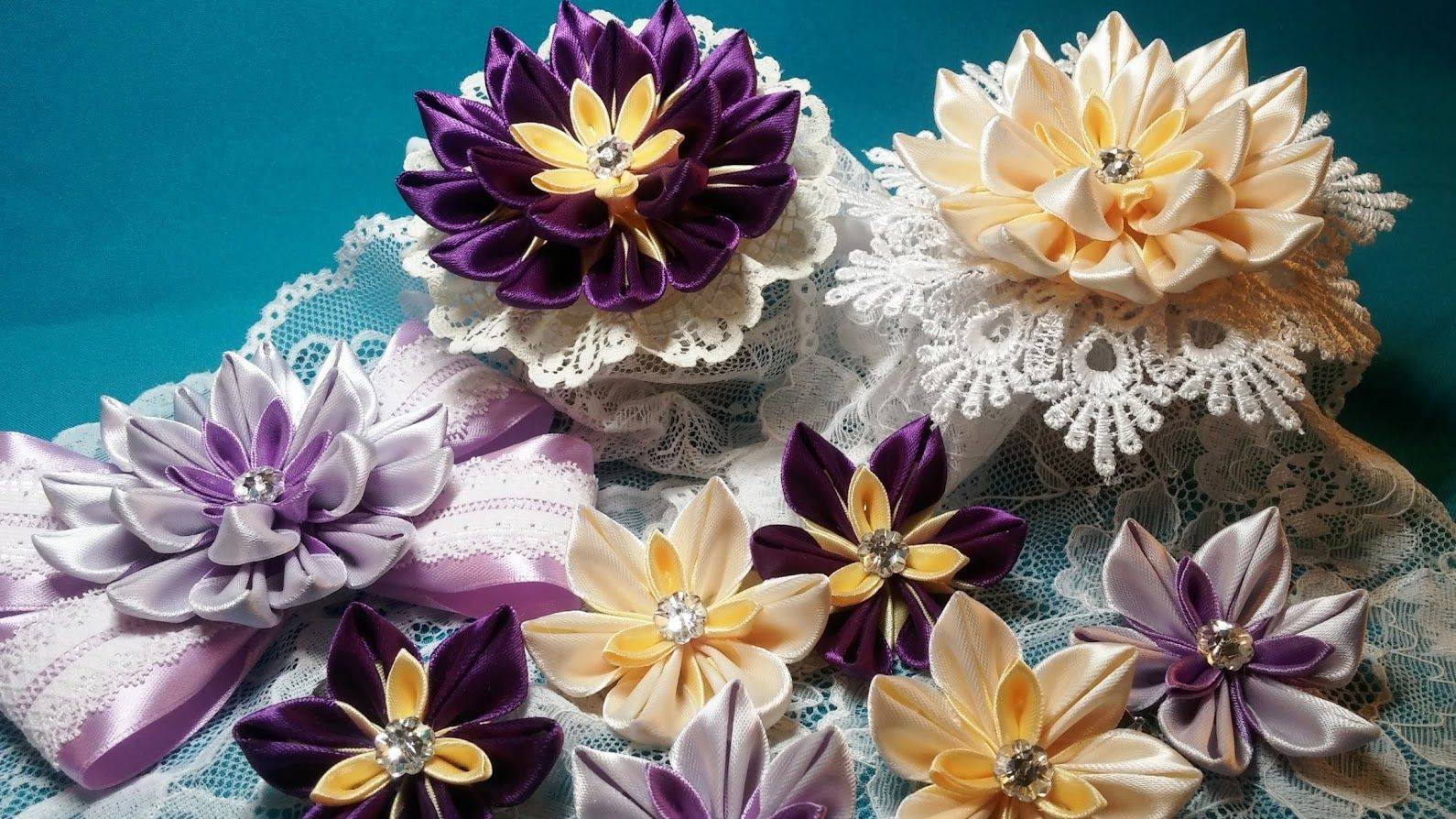 Красивые цветы канзаши своими руками – мастер-классы и идеи