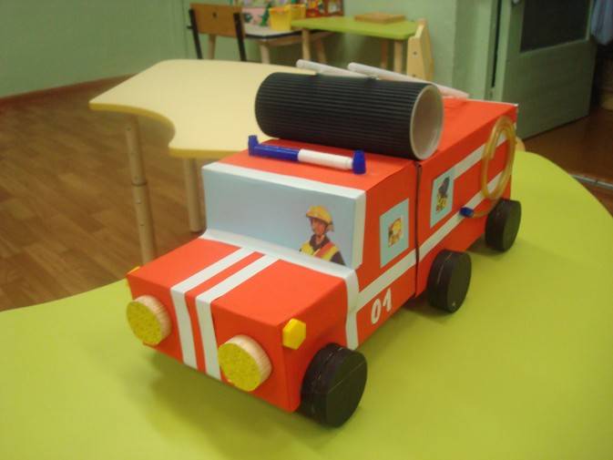 Мастер-класс поделки для мальчиков чрезвычайная ситуация моделирование конструирование пожарная машина из фетра фетр. мастер класс пожарная машина своими руками