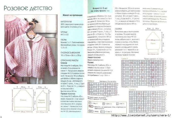 Вязание жакета - описание схем вязания и обзор лучших вариантов жакетов (125 фото)