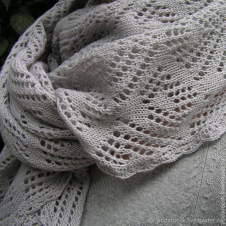 Связать ажурный шарф — фото новых моделей для женщин, схемы, узоры для начинающих. урок вязания шарфа спицами