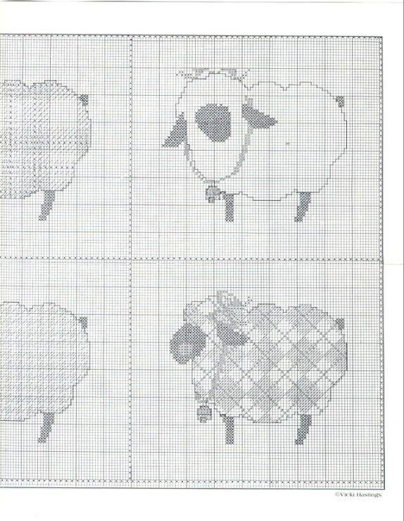 Вышивка овечка | страна мастеров