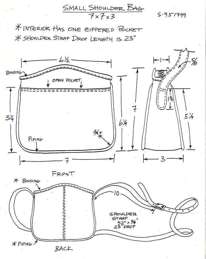 Выкройка кожаной сумки своими руками: варианты и техники исполнения аксессуара