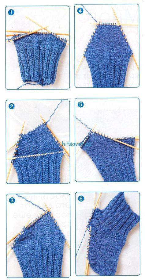 Мысок «бумеранг» (вязание, схемы и фото) - irena handmade