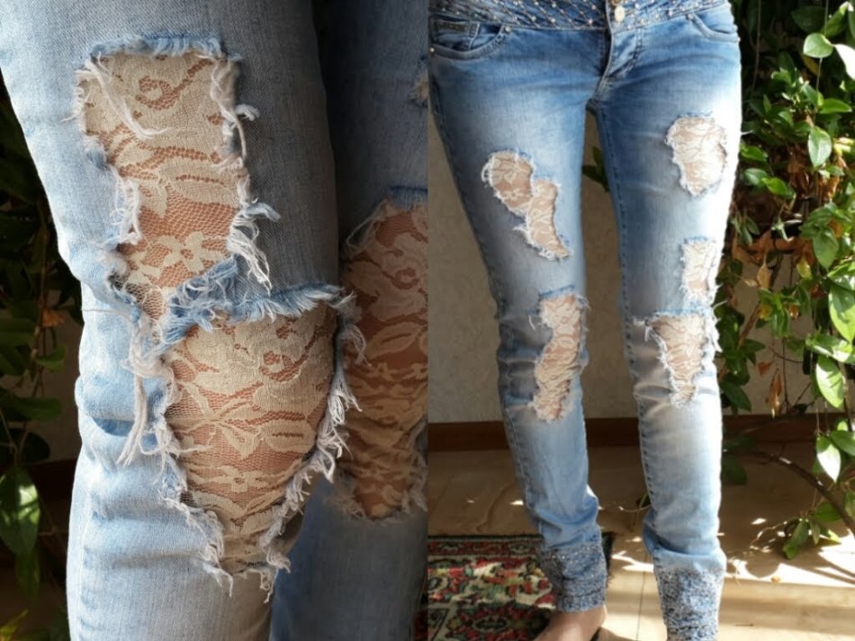 Как использовать самодельный декор из джинсов в интерьере?