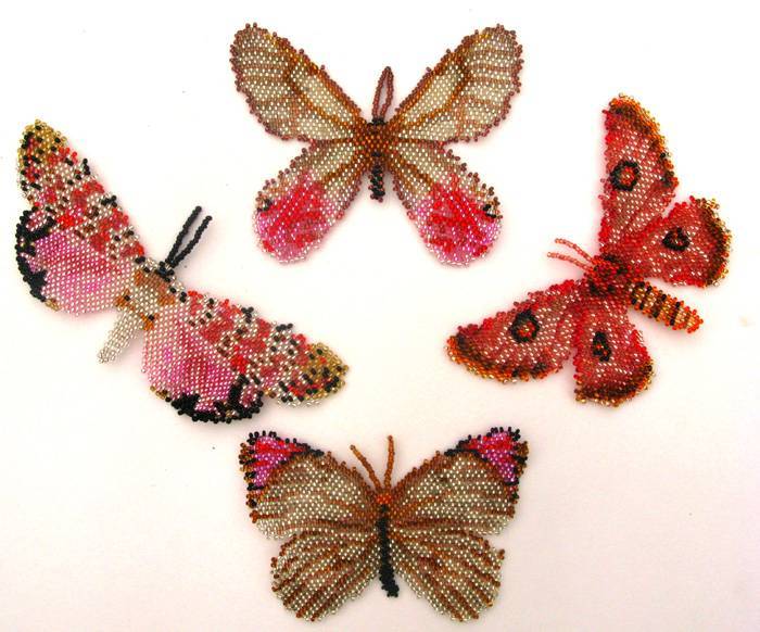 Бабочка из бисера пошагово своими руками: схемы плетения с описанием и мастер-классом для начинающих (140 фото идей + уроки)