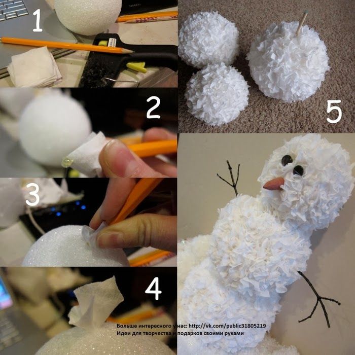 Снеговик своими руками: лучшие идеи и варианты создания различных типов поделок (95 фото)